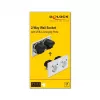 Tomada de parede DeLOCK 2 tomadas com 4 portas USB 2 x 2,8 A