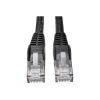 Cabo Ethernet Gigabit Cat6 Snagless Molded (UTP) Eaton Tripp Lite Series (RJ45 M/M), PoE, preto, 1,52 m - cabo de rede - RJ-45 (M) para RJ-45 (M) - 1,52 m - UTP - CAT 6 - Molded
