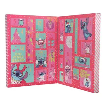 Calendário do Advento Paladone Stitch Papelaria 24 dias com 24 artigos de papelaria únicos