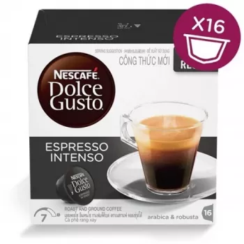 Café Nescafe Dolce Gusto Espresso Intenso, 16 cápsulas