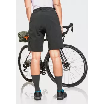 Calções de ciclismo Schöffel Danube – mulher, preto, tamanho S