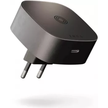 Adaptador de carregamento sem fios Zens ZESC18B/00 preto – adaptador de carregamento sem fios compatível com Qi