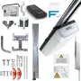 Automatismo para portão de garagem FAAC D700HS com calha de 3 m, alimentação elétrica, modelo 1055511+390226