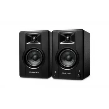 Monitor de estúdio M-Audio BX3, ativo com fios 50 W RMS, 80–22000 Hz, preto