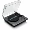 Lenco LS-10BK gira-discos com altifalantes integrados, preto/madeira