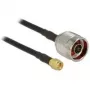 Cabo coaxial CFD200 DeLOCK 89421 10 m SMA preto