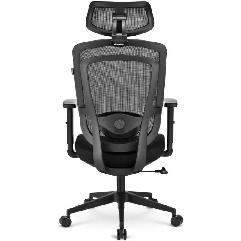 Cadeira de escritório Sharkoon OfficePal C10 – preto, design ergonómico, altura ajustável