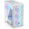 Endorfy Arx 700 ARGB caixa de PC, torre Midi, ATX, vidro temperado - inclui 4 ventoinhas ARGB de 140 mm, branco (EY2A017)