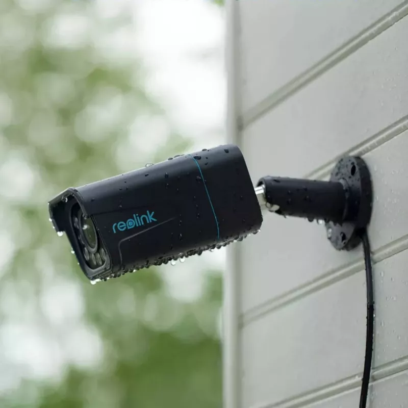 Câmara de vigilância IP Reolink P430 Standard — Bullet, 8 MP (3840×2160), zoom ótico 5×, IP67, PoE/DC, microSD até 256 GB