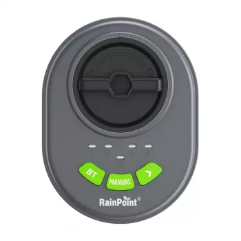 Controlador de rega RainPoint HIC406B — controlo por Bluetooth e app de 4 zonas