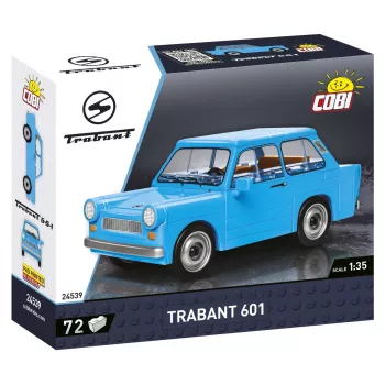 Conjunto de montagem Cobi Trabant 601 — 72 peças, kit de montagem de carro em miniatura