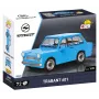 Conjunto de montagem Cobi Trabant 601 — 72 peças, kit de montagem de carro em miniatura