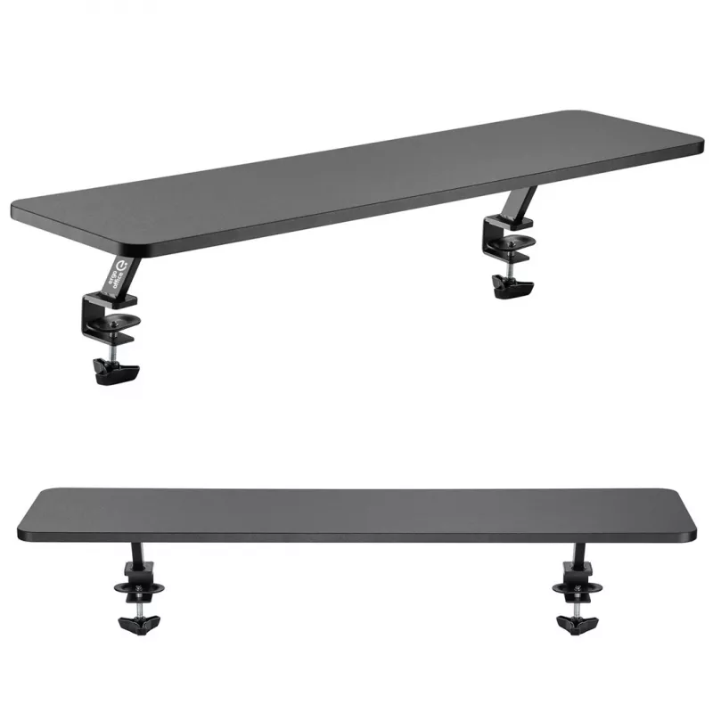 Prateleira de secretária para monitor Ergooffice.eu ER-409, fixação com parafusos, compatível com 13–32 polegadas, carga máx. 20 kg