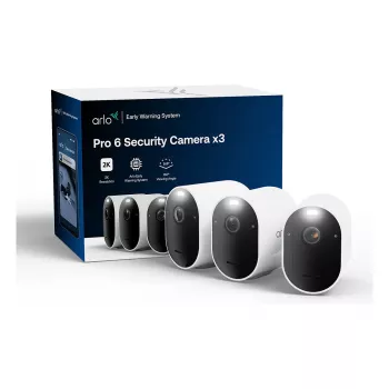 ARLO Pro 6 - Edição 2025 - Câmara de vigilância de rede - Exterior, Interior - resistente às intempéries - Cor (dia/noite)