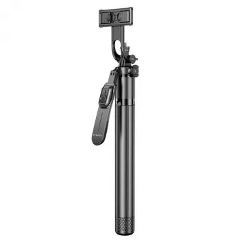 Selfie stick Awei X56 alumínio preto – cabo extensível para smartphones