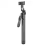Selfie stick Awei X56 alumínio preto – cabo extensível para smartphones