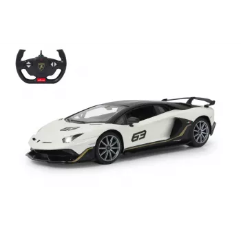 Jamara Lamborghini Aventador SVJ Performance 1:14 branco 2,4 GHz A – carro desportivo – motor elétrico – 1:16 – Ready-to-Run (RTR) – branco – rapazes (405172)