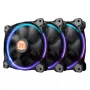Thermaltake Riing 14 LED 256 Color CL-F043-PL14SW-B ventoinhas para caixa 140 mm, pack de 3, 600–1400 rpm, 4 pinos