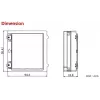 Ecrã Hikvision DS-KD-INFO