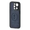 ShiftCam AC-CA-15PL-CH-EF capa com suporte para lente para iPhone 15 Plus, couro vegano, compatível com MagSafe