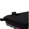 Teclado de gaming mecânico White Shark Wakizashi WAKIZASHI-2 com US Red Switches, preto-cinzento