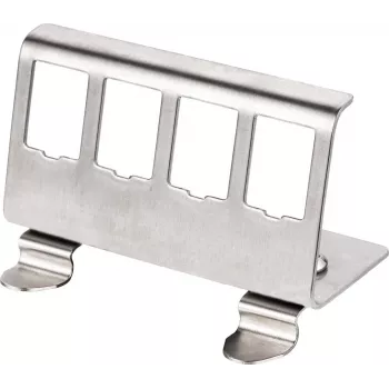 Adaptador para calha DIN ROLINE não equipado, para 4 Keystones
