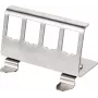 Adaptador para calha DIN ROLINE não equipado, para 4 Keystones