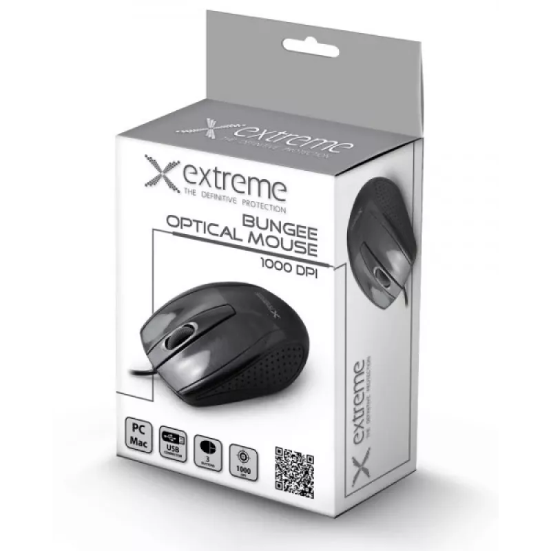 Rato Extreme XM110K USB Type-A ótico 1000 DPI para destros
