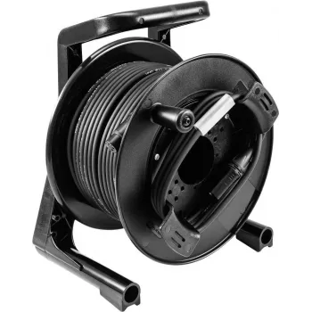 Tambor de cabo PSSO DMX 30 m XLR 2x0.22 — cabo DMX profissional em rolo