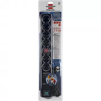 Régua de tomadas Brennenstuhl Primera-Tec DigiMaster 7 tomadas AC 2 m
