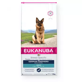 EUKANUBA Breed Specific pastor alemão com frango comida para cães, 12 kg