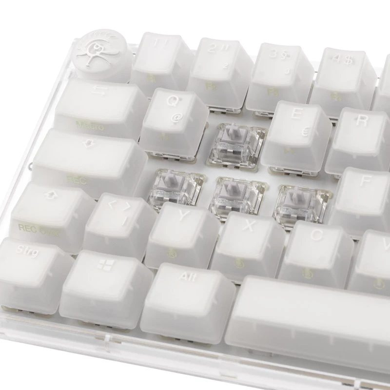 Teclado gaming Ducky One 3 Mini, USB, branco