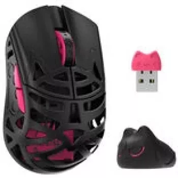 Rato gaming WLMouse Beast Miao com switches óticos Omron - preto (MIAO-BLACK-O)