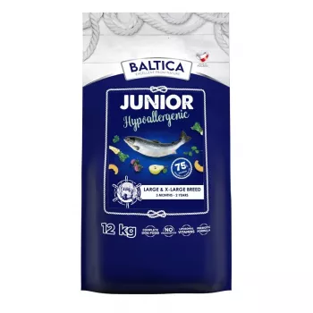 Alimento seco para cães BALTICA EXCELLENT Junior Salmon Hipoalergénico tamanho L/XL 12 kg