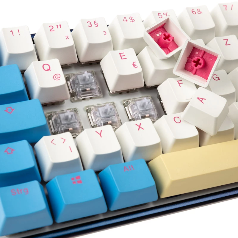 Teclado mecânico Ducky Mecha SF Limited Dawn Edition com RGB-LED, interruptores MX Speed Silver
