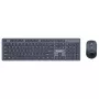 Gembird KBS-WCH-04 Conjunto de secretária sem fios (teclado + rato), preto, layout US
