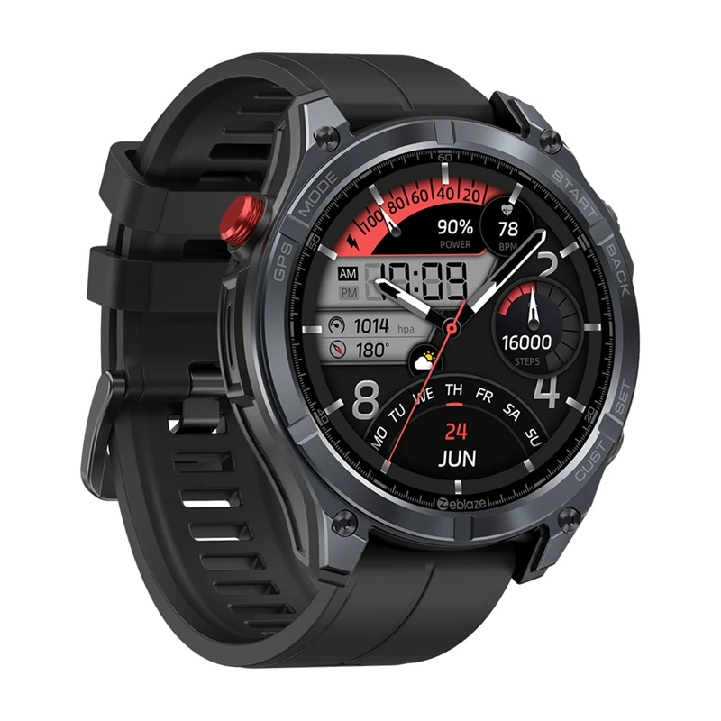 Smartwatch Zeblaze Stratos 4 preto