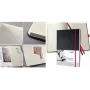 Sigel Conceptum caderno de notas A4 194 folhas preto vermelho