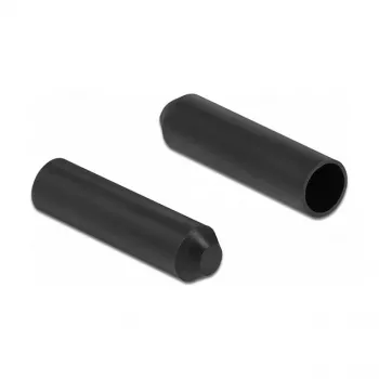 Tubo termorretrátil DeLOCK 19762 preto poliolefina