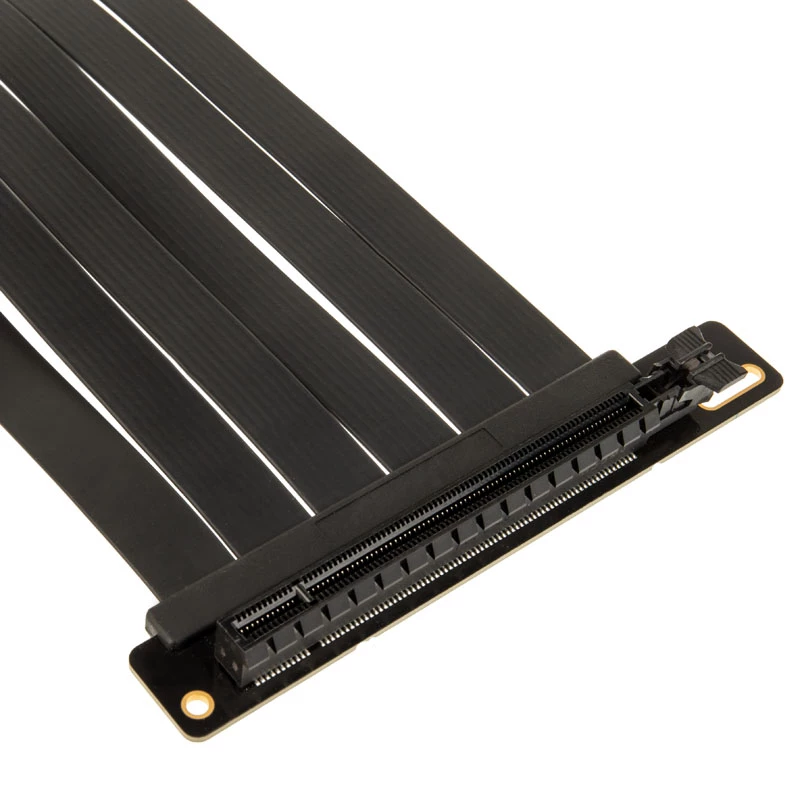 Cabo riser Kolink PCI Express 5.0 x16 para x16, 90 graus, preto – 30 cm