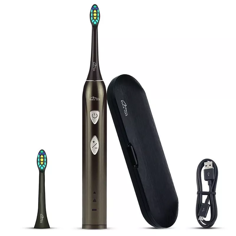 Escova de dentes Media-Tech SONIC WAVECLEAN adulto castanho