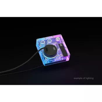 Depósito de compensação Alphacool Core 120mm VPP Apex — Alphacool 14561, depósito de compensação 120mm para integração de bombas VPP Apex