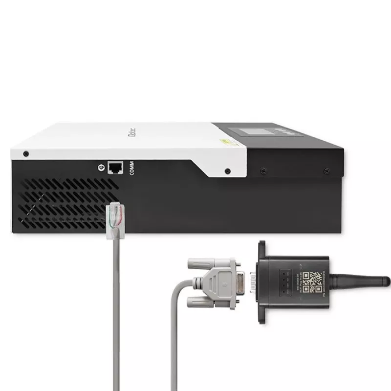 Módulo Wi‑Fi para inversor solar QOLTEC 53963 RS232 — conectividade RS232, modelo 53963