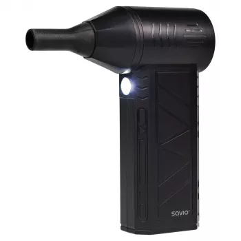 Soprador de folhas Savio MD-01 60 W 7,4 V 140 km/h iões de lítio (Li-Ion)