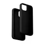Capa de silicone Vention KUFB0-20 para iPhone 15 Plus — preto, capa protetora fina