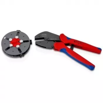 Ferramenta de cravar Knipex 97 33 03 MultiCrimp para conectores PV MC4 e MC4 EVO2