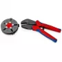 Ferramenta de cravar Knipex 97 33 03 MultiCrimp para conectores PV MC4 e MC4 EVO2