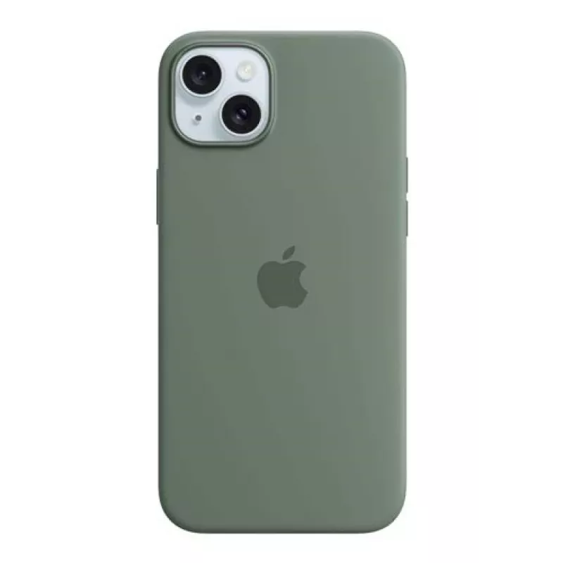 Apple iPhone 15 Plus Capa de silicone com MagSafe - Cypress