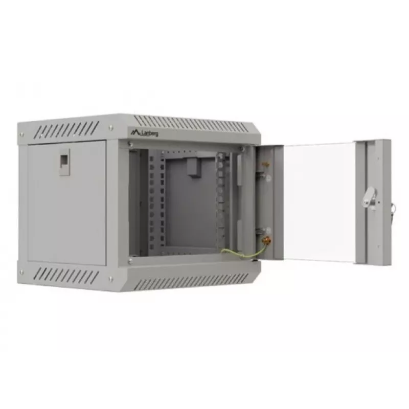 Rack de parede Lanberg WF11-3304-10S 4U cinzento capacidade 30 kg