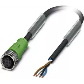 Cabo sensor-atuador M12 reto 4 polos 10m SAC-4p-1 - cabo - cabo sensor/atuador (1446333)
